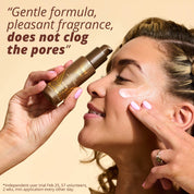 Testimonial: Gentle formula, pleasant fragrance, does not clog the pores from Independent user trial February 2025, 57 volunteers, 2 weeks with minimal application every other day