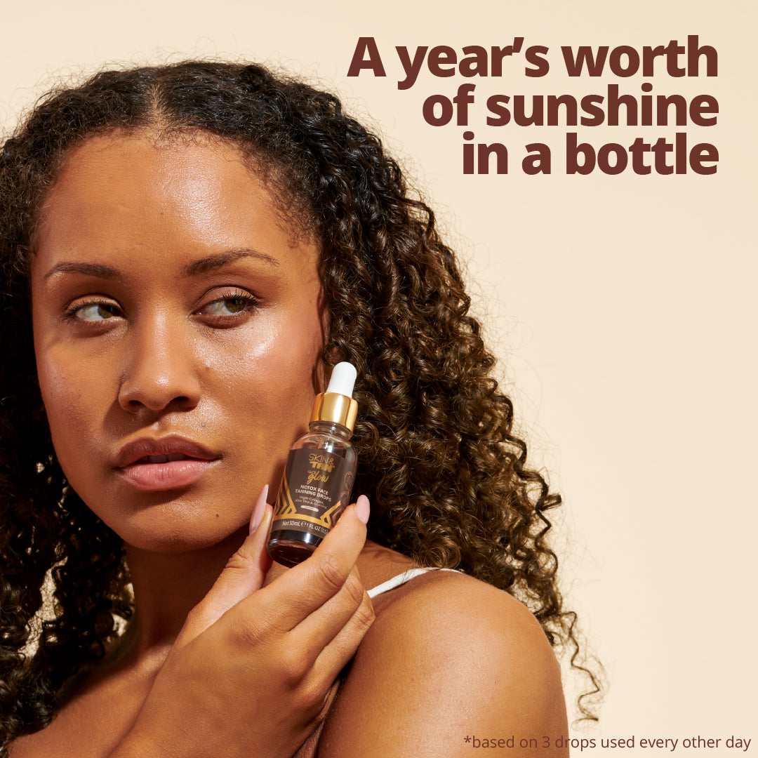 A year's worth of sunshine in a bottle based on 3 drops used every other day