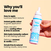 Self-Tanning Whip USPs:
Easy to apply
Luxurious foam texture
Instant guide colour to guide application
Melts into skin with a cooling effect and dries in seconds
Skin looks instantly radiant and is left feeling hydrated
Delicious coconut and vanilla scent
Streak free and natural looking results every time