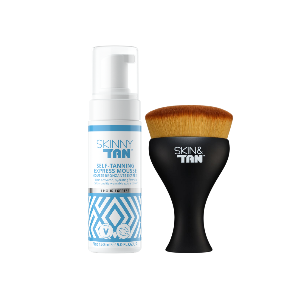 1 Hour Express Tanning Mousse + Body Buffing Brush product image