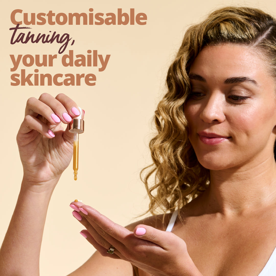 Customisable tanning, your daily skincare 