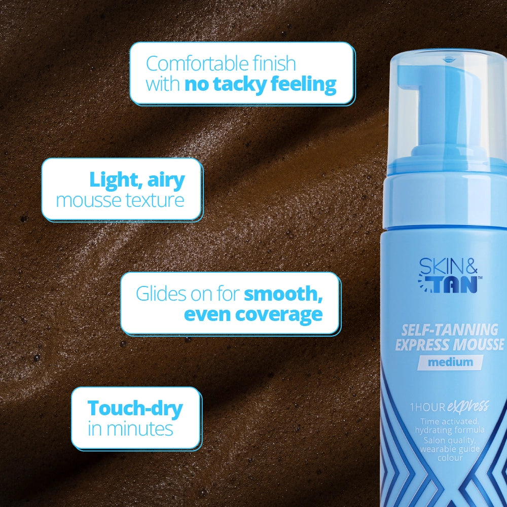 Comfortable finish with no tacky feeling, light airy mousse texture, glides on for smooth even coverage, touch dry in minutes