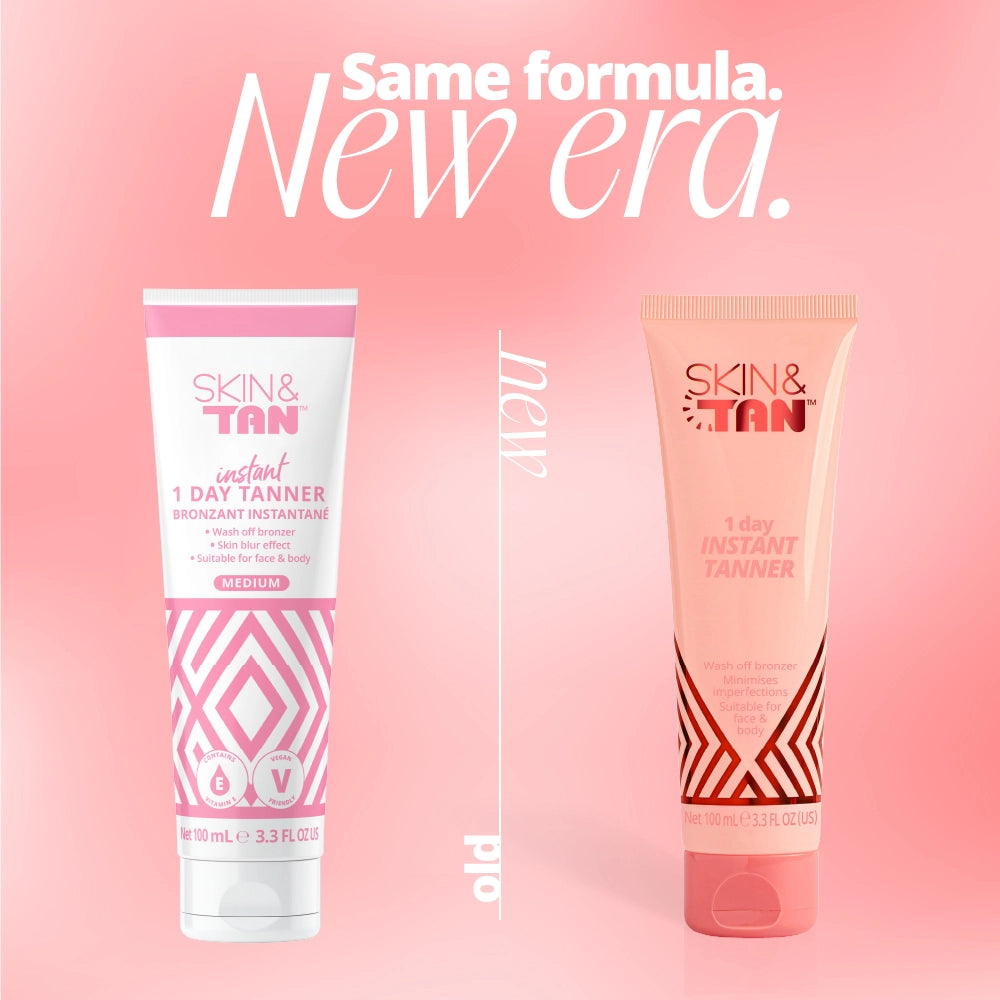 Evolution of the new packaging vs old