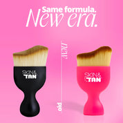 Miracle Tanning Brush colour transition- black to pink