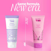 Old vs new packaging of the Miracle Tan Eraser