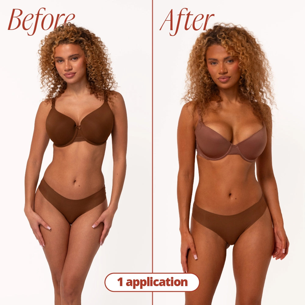 Wonder Serum before and after results with 1 application