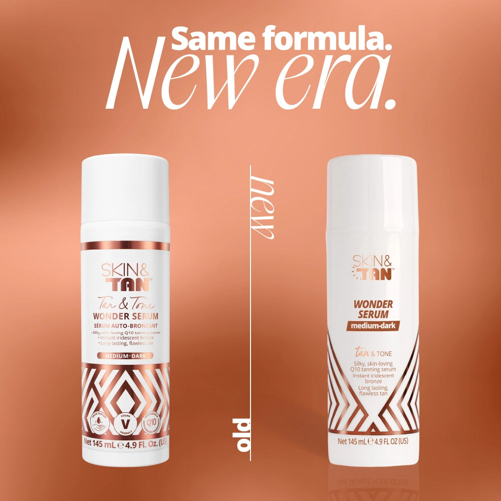 Wonder Serum old vs new packaging transition 