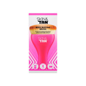 Skin & Tan Pink Gloss Body Buffing Brush product image in display box