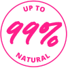 Skinny Tan up to 99% natural ingredients icon
