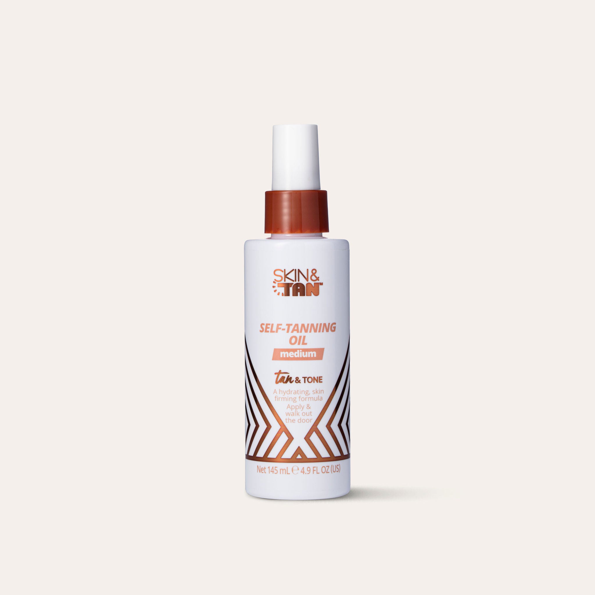 Skinny Tan UK - Tan & Tone Oil Medium 145ml - Skin & Tan UK